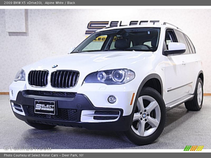 Alpine White / Black 2009 BMW X5 xDrive30i