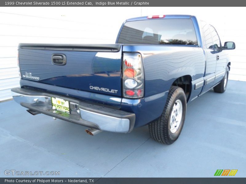 Indigo Blue Metallic / Graphite 1999 Chevrolet Silverado 1500 LS Extended Cab