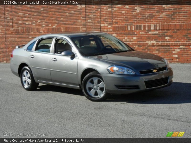 Dark Silver Metallic / Gray 2008 Chevrolet Impala LT