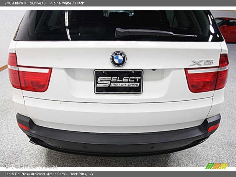 Alpine White / Black 2009 BMW X5 xDrive30i