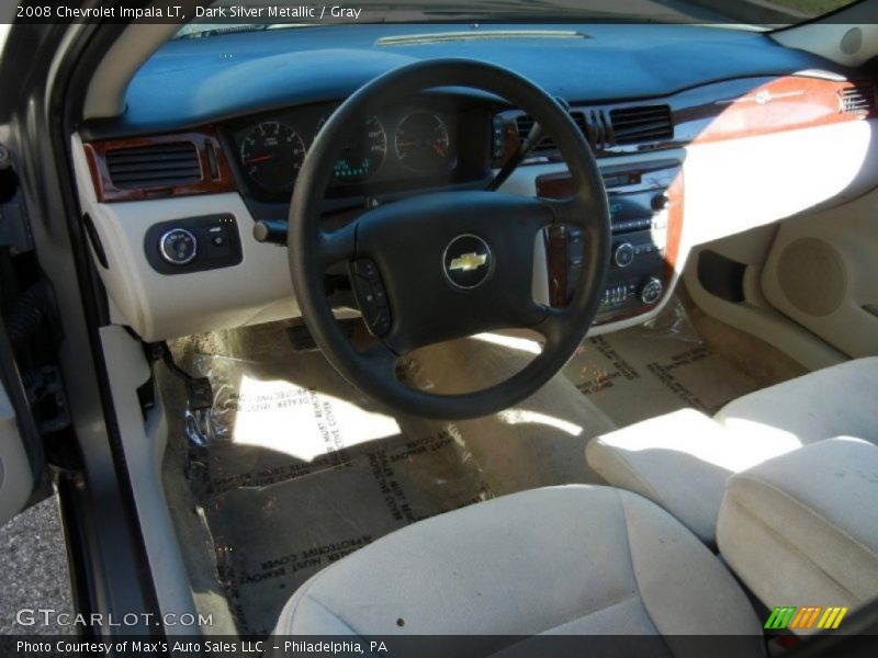 Dark Silver Metallic / Gray 2008 Chevrolet Impala LT