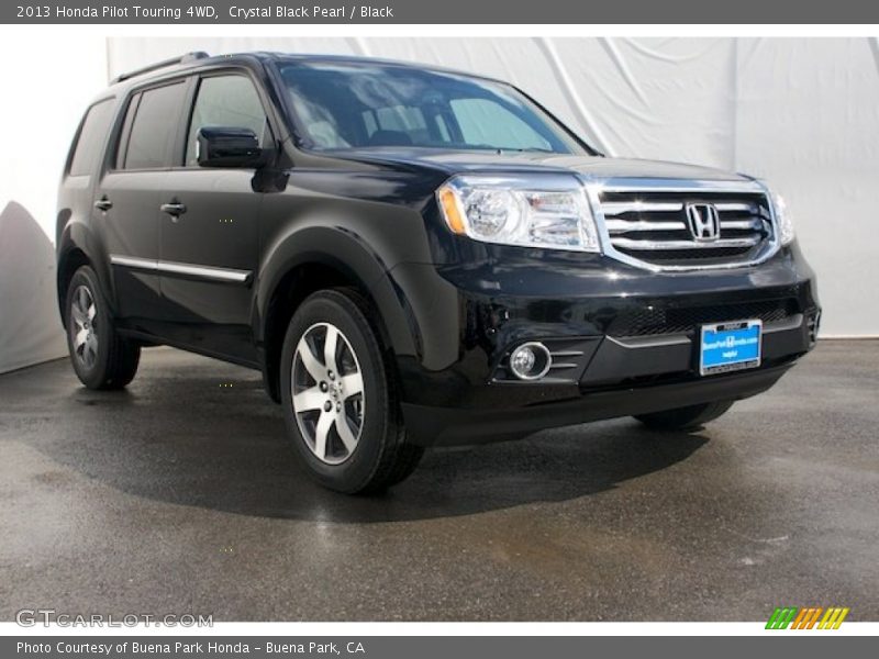 Crystal Black Pearl / Black 2013 Honda Pilot Touring 4WD