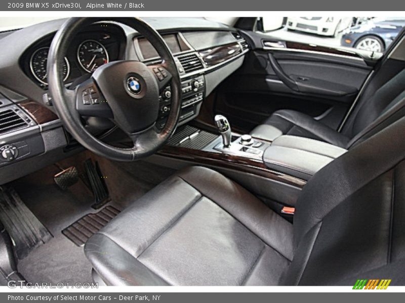 Alpine White / Black 2009 BMW X5 xDrive30i