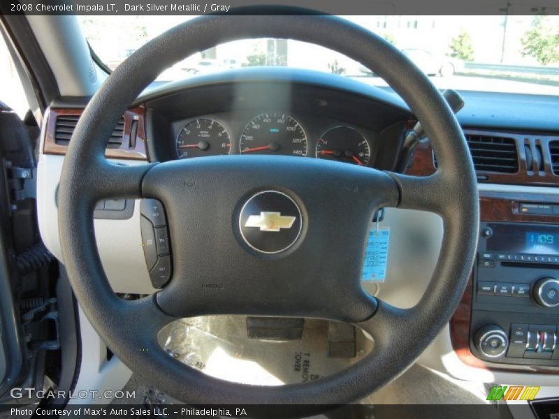 Dark Silver Metallic / Gray 2008 Chevrolet Impala LT
