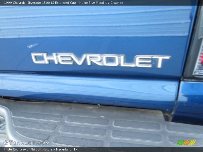 Indigo Blue Metallic / Graphite 1999 Chevrolet Silverado 1500 LS Extended Cab