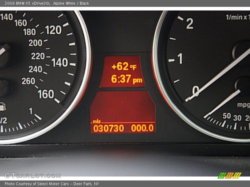 Alpine White / Black 2009 BMW X5 xDrive30i