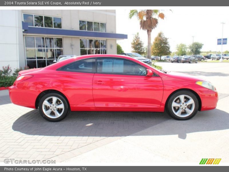 Absolutely Red / Ivory 2004 Toyota Solara SLE V6 Coupe