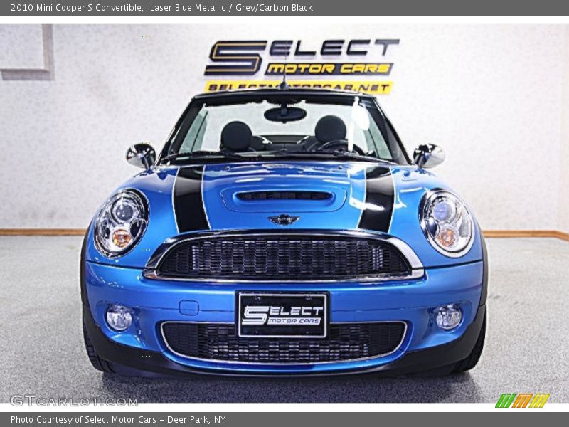 Laser Blue Metallic / Grey/Carbon Black 2010 Mini Cooper S Convertible