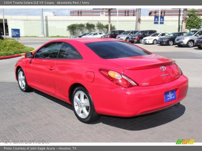 Absolutely Red / Ivory 2004 Toyota Solara SLE V6 Coupe