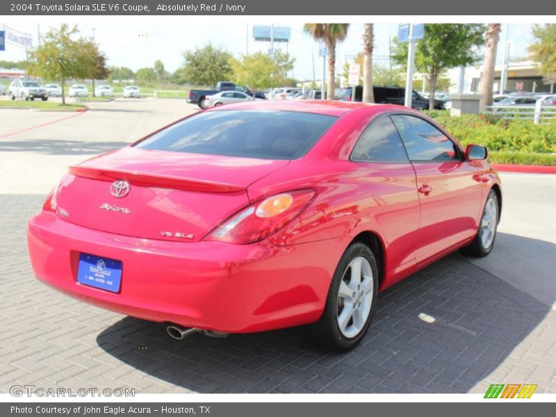 Absolutely Red / Ivory 2004 Toyota Solara SLE V6 Coupe