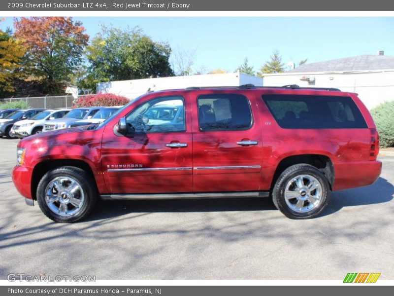 Red Jewel Tintcoat / Ebony 2009 Chevrolet Suburban LTZ 4x4