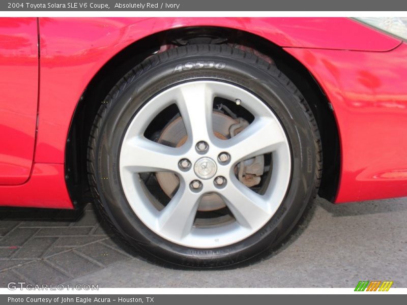 Absolutely Red / Ivory 2004 Toyota Solara SLE V6 Coupe