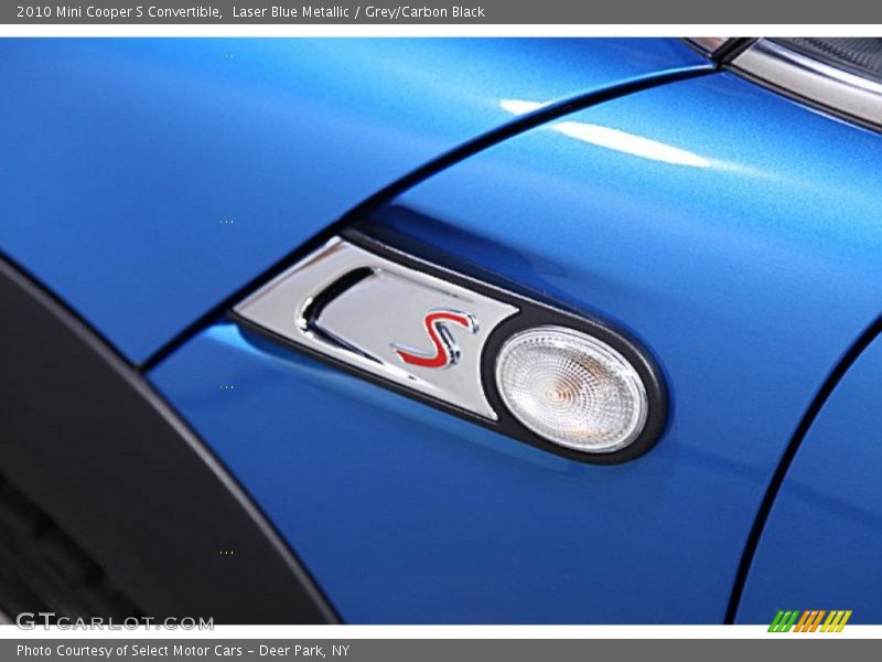 Laser Blue Metallic / Grey/Carbon Black 2010 Mini Cooper S Convertible