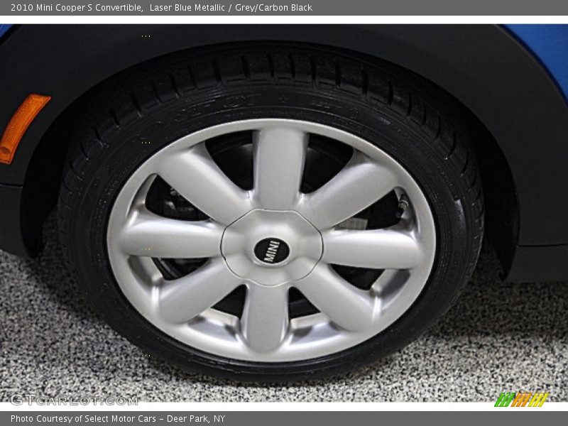 Laser Blue Metallic / Grey/Carbon Black 2010 Mini Cooper S Convertible
