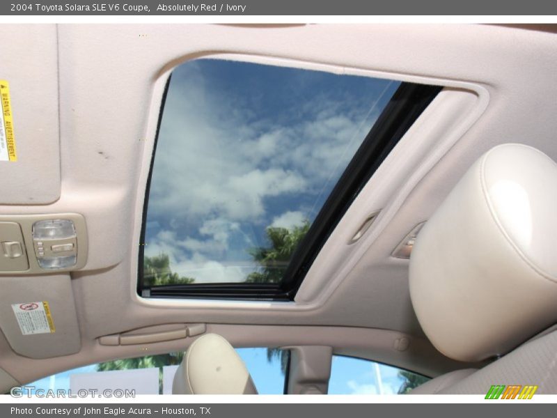 Absolutely Red / Ivory 2004 Toyota Solara SLE V6 Coupe