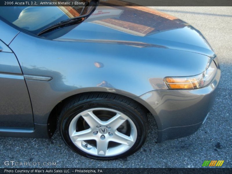 Anthracite Metallic / Ebony 2006 Acura TL 3.2