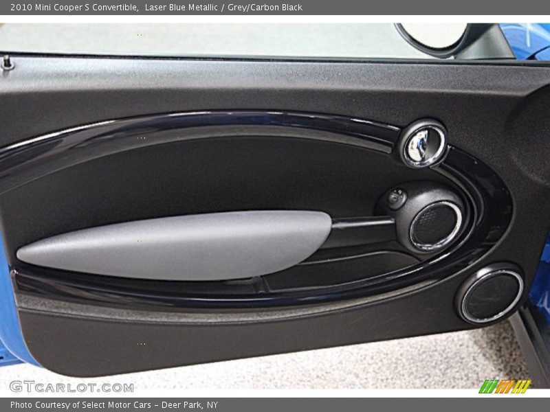 Laser Blue Metallic / Grey/Carbon Black 2010 Mini Cooper S Convertible