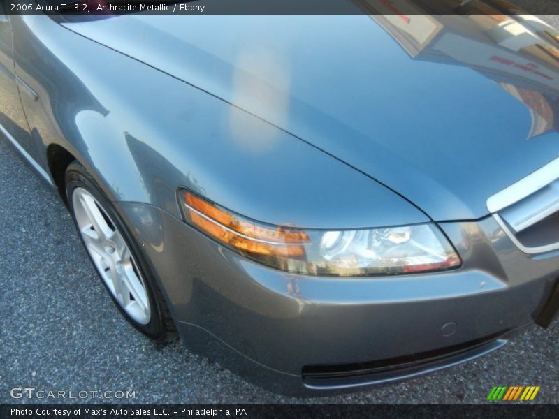 Anthracite Metallic / Ebony 2006 Acura TL 3.2