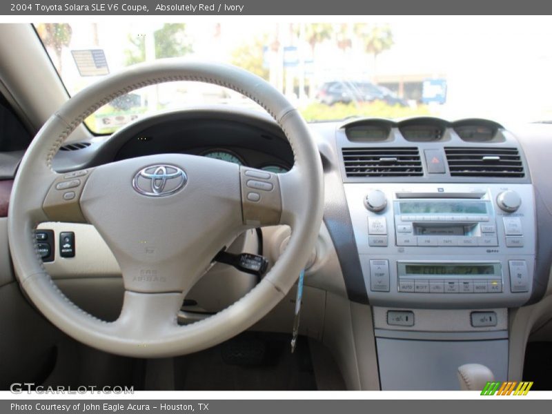 Absolutely Red / Ivory 2004 Toyota Solara SLE V6 Coupe