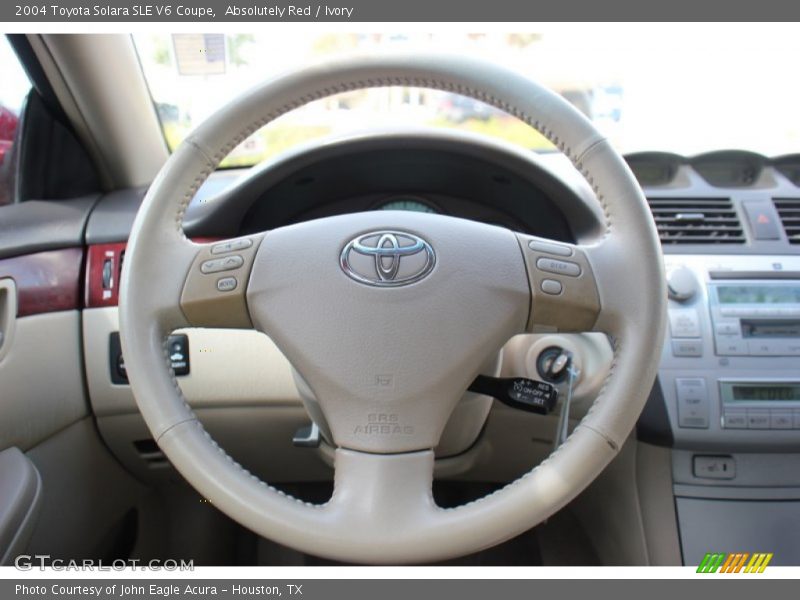 Absolutely Red / Ivory 2004 Toyota Solara SLE V6 Coupe