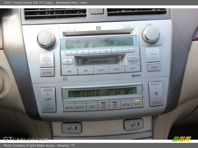 Absolutely Red / Ivory 2004 Toyota Solara SLE V6 Coupe