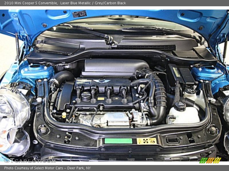 Laser Blue Metallic / Grey/Carbon Black 2010 Mini Cooper S Convertible