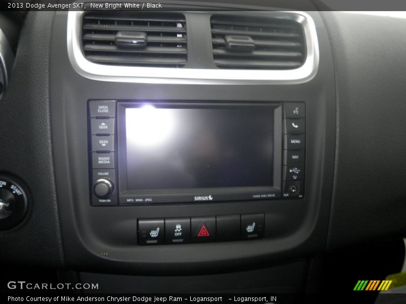 New Bright White / Black 2013 Dodge Avenger SXT