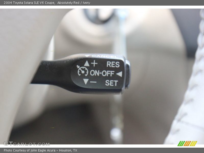 Absolutely Red / Ivory 2004 Toyota Solara SLE V6 Coupe