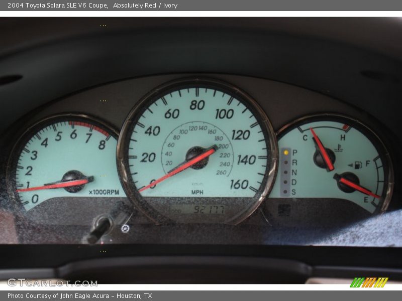 Absolutely Red / Ivory 2004 Toyota Solara SLE V6 Coupe