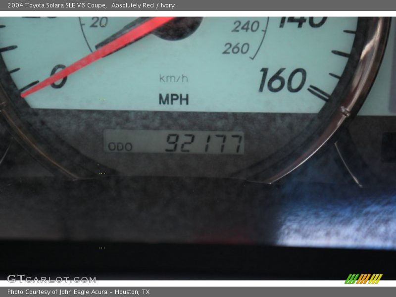 Absolutely Red / Ivory 2004 Toyota Solara SLE V6 Coupe