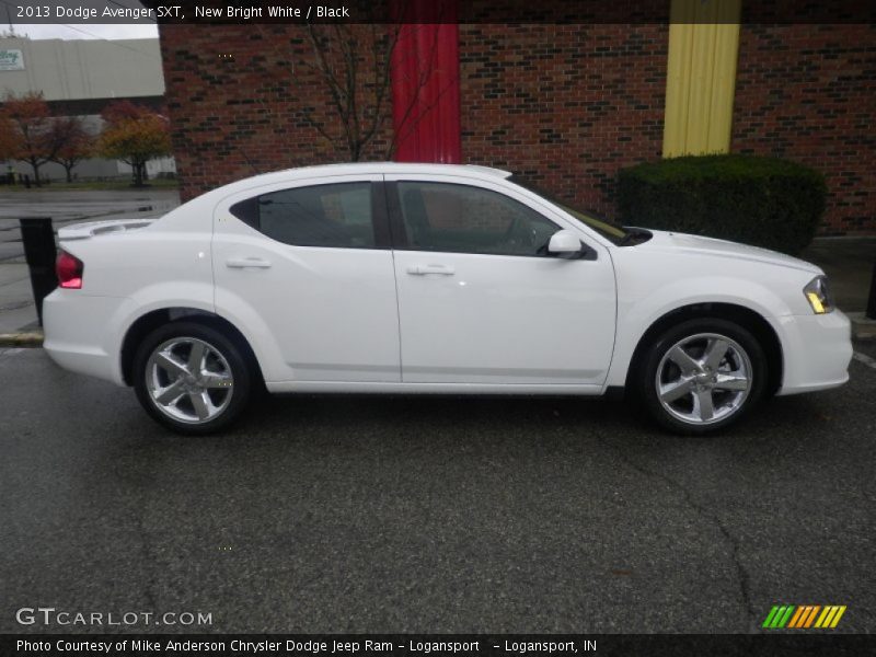 New Bright White / Black 2013 Dodge Avenger SXT