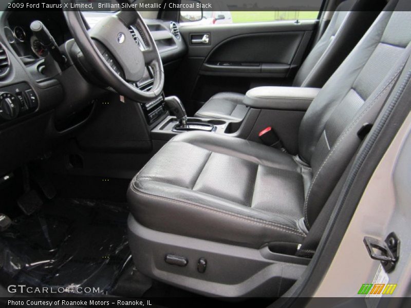 Brilliant Silver Metallic / Charcoal Black 2009 Ford Taurus X Limited