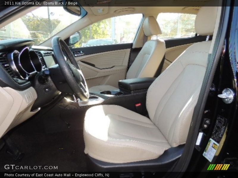 Ebony Black / Beige 2011 Kia Optima EX