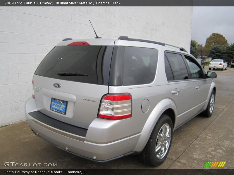 Brilliant Silver Metallic / Charcoal Black 2009 Ford Taurus X Limited