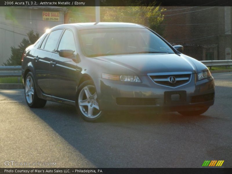 Anthracite Metallic / Ebony 2006 Acura TL 3.2
