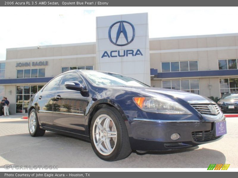 Opulent Blue Pearl / Ebony 2006 Acura RL 3.5 AWD Sedan