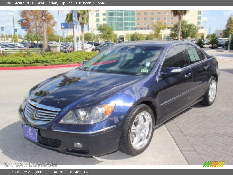 Opulent Blue Pearl / Ebony 2006 Acura RL 3.5 AWD Sedan