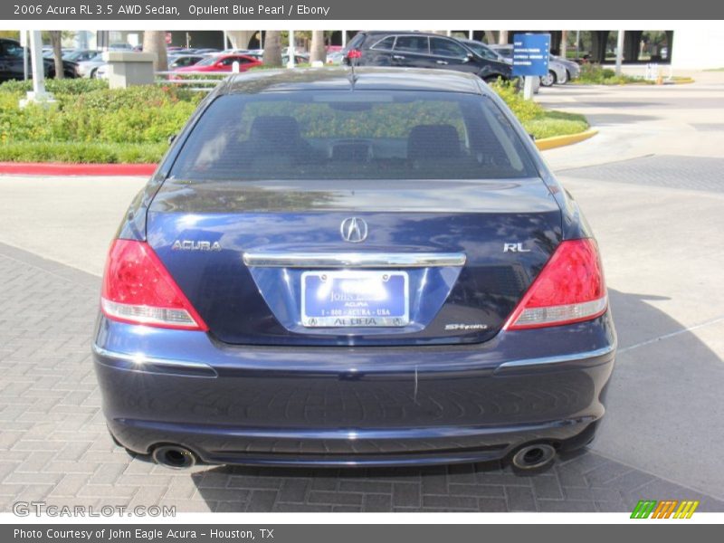 Opulent Blue Pearl / Ebony 2006 Acura RL 3.5 AWD Sedan