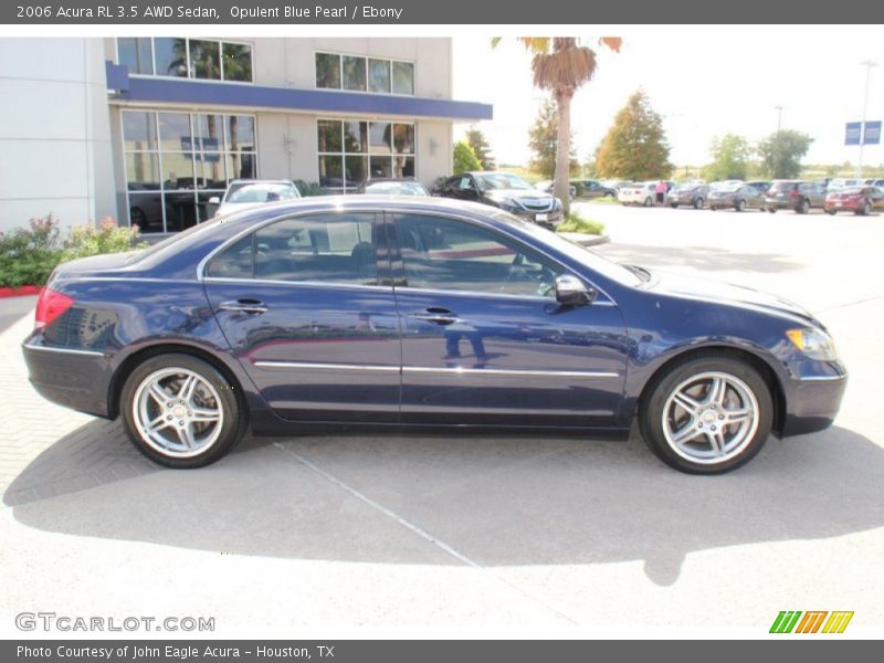 Opulent Blue Pearl / Ebony 2006 Acura RL 3.5 AWD Sedan