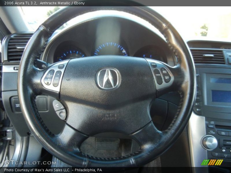 Anthracite Metallic / Ebony 2006 Acura TL 3.2