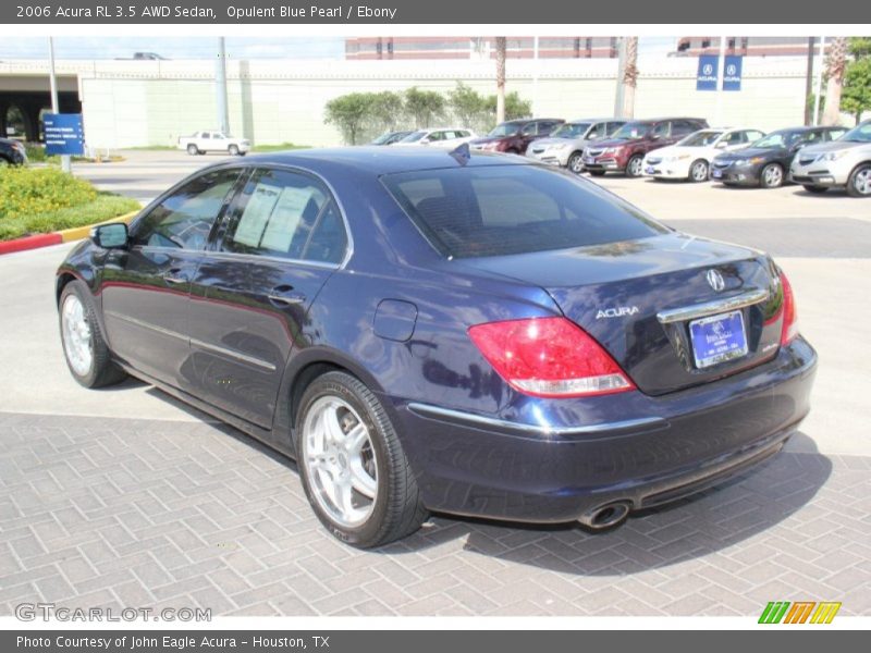 Opulent Blue Pearl / Ebony 2006 Acura RL 3.5 AWD Sedan