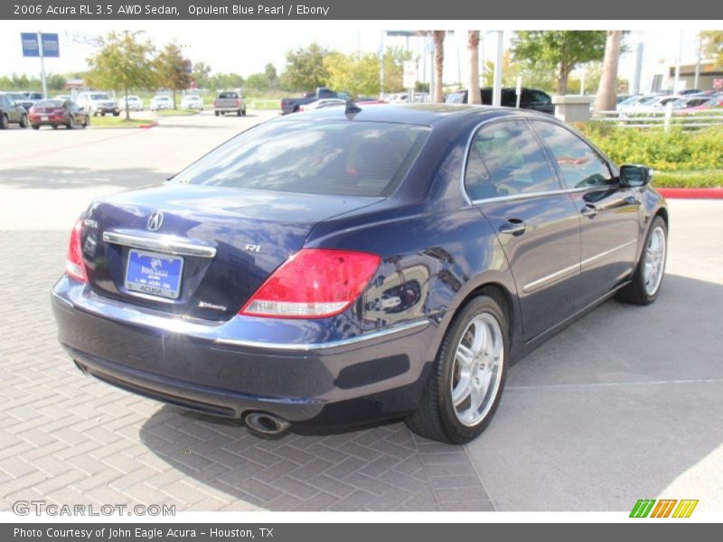 Opulent Blue Pearl / Ebony 2006 Acura RL 3.5 AWD Sedan
