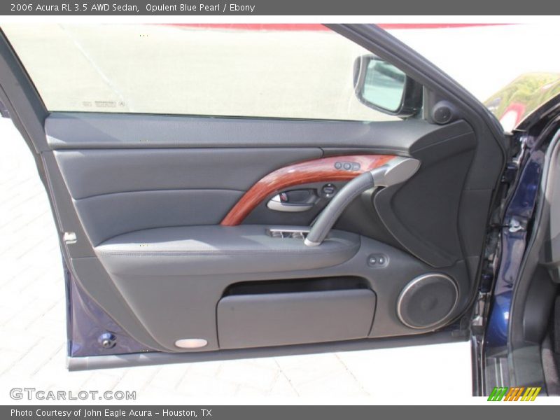 Opulent Blue Pearl / Ebony 2006 Acura RL 3.5 AWD Sedan