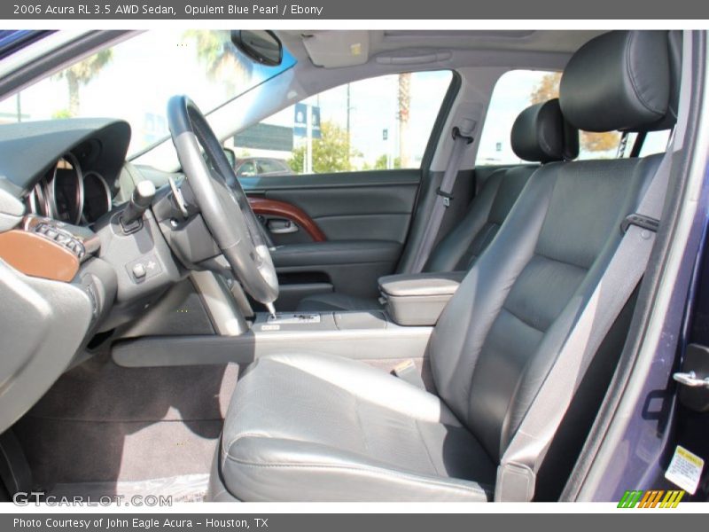 Opulent Blue Pearl / Ebony 2006 Acura RL 3.5 AWD Sedan
