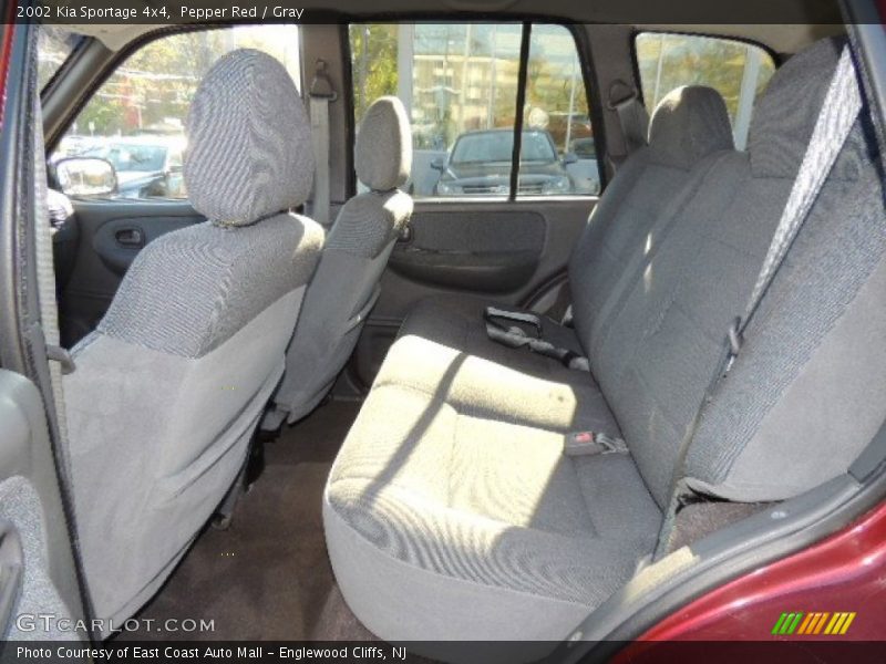 Rear Seat of 2002 Sportage 4x4