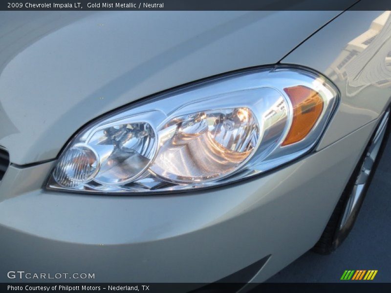 Gold Mist Metallic / Neutral 2009 Chevrolet Impala LT