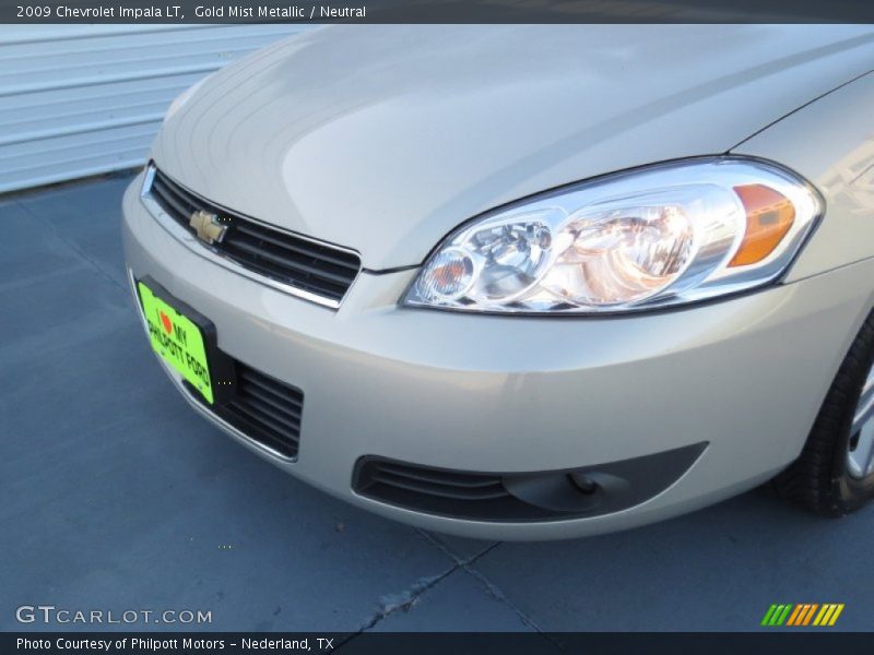 Gold Mist Metallic / Neutral 2009 Chevrolet Impala LT