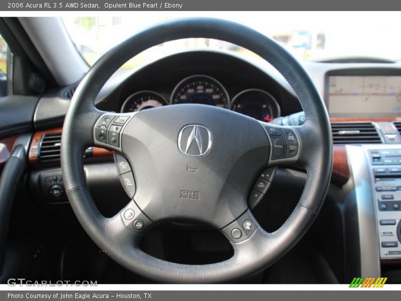 Opulent Blue Pearl / Ebony 2006 Acura RL 3.5 AWD Sedan