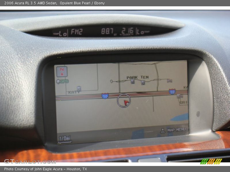 Opulent Blue Pearl / Ebony 2006 Acura RL 3.5 AWD Sedan