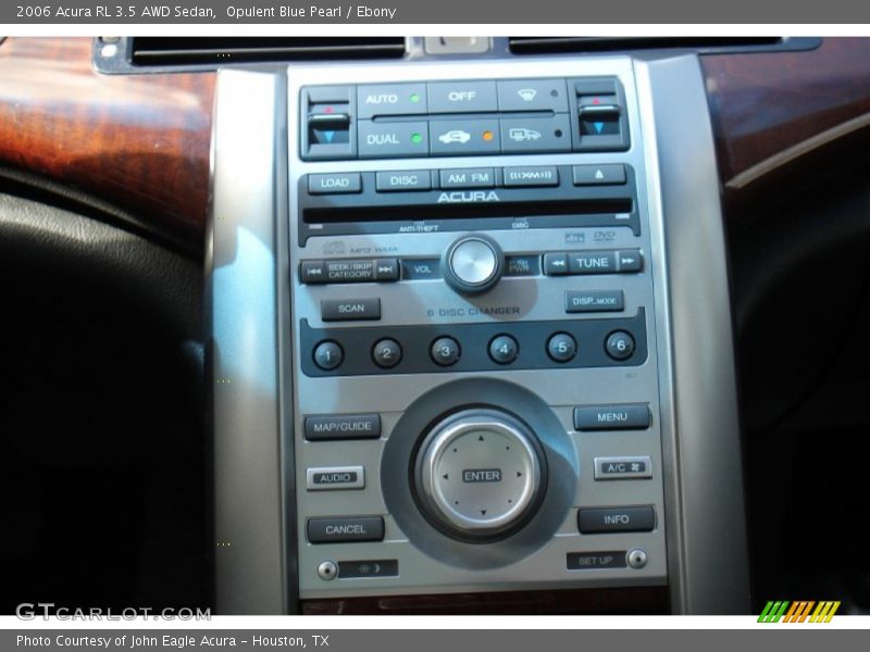 Opulent Blue Pearl / Ebony 2006 Acura RL 3.5 AWD Sedan